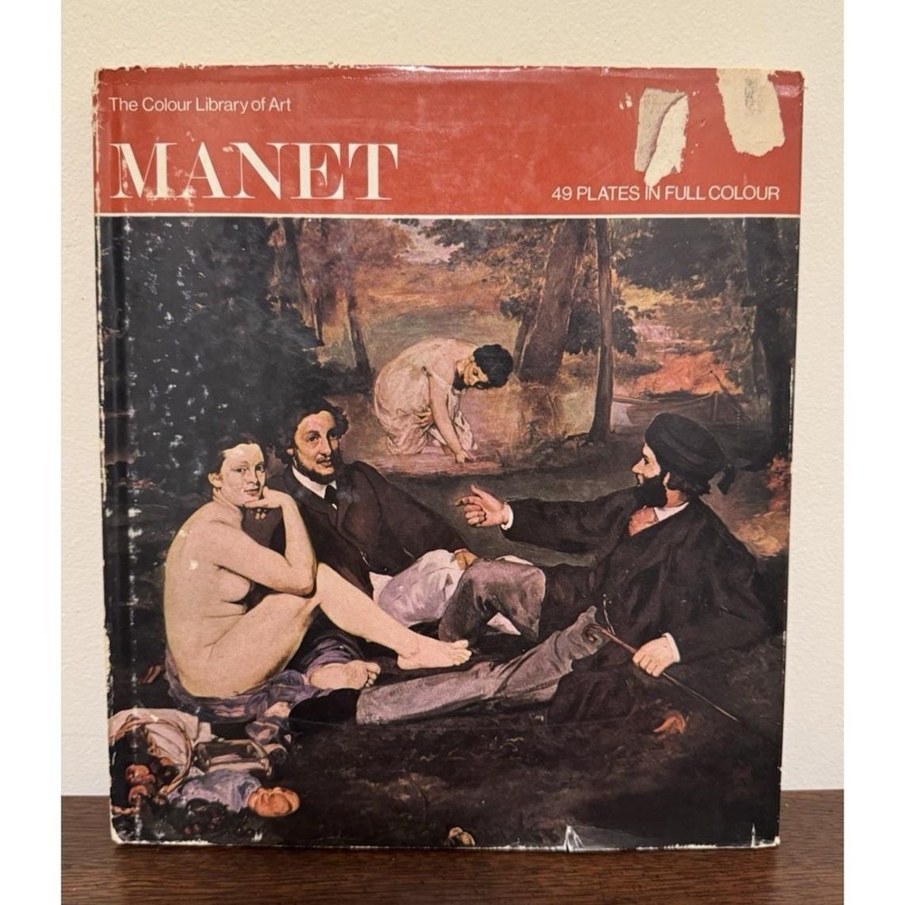 Manet The Colour Library of Art 49 Plates Full Color 1967 Hardback